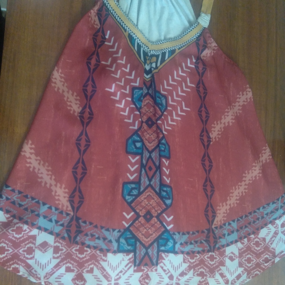 Lovely Tribal sleeveless top by Rewind!!